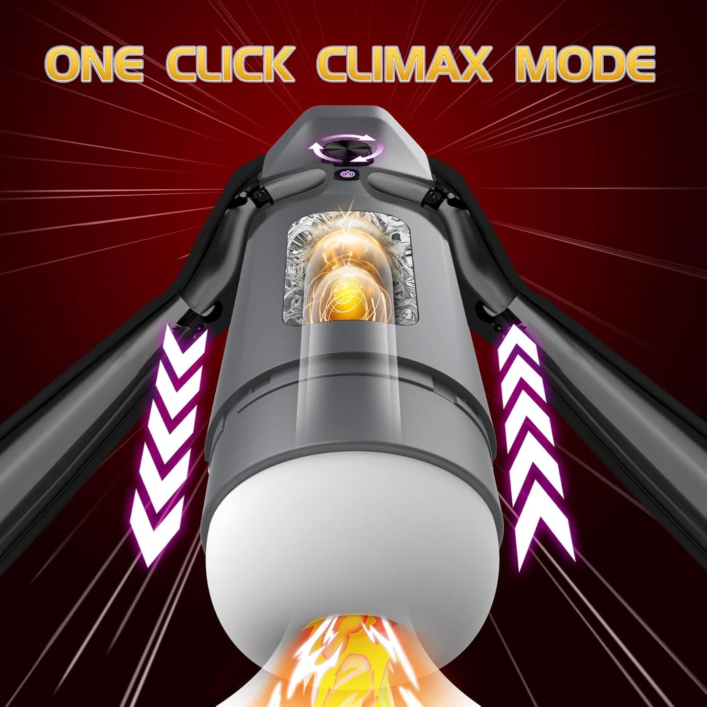 Automatic Masturbator Penis Stroker Blowjob with 5 Thrusting & Rotating