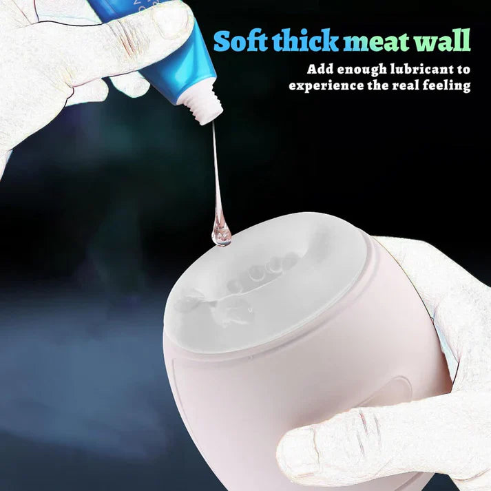 Electric Masturbator Penis Trainer Stimulator Pocket Pussy with 9 Vibration Modes