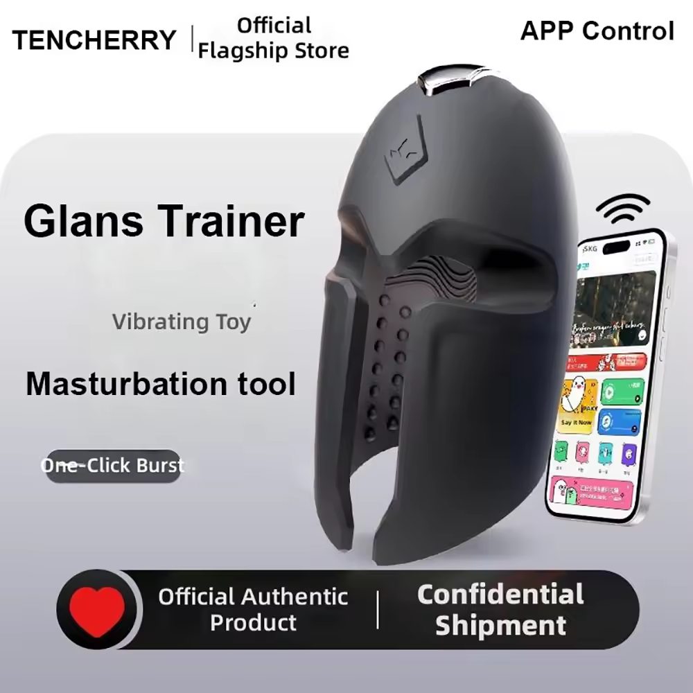 App-Controlled Glans Vibrator Penis Trainer Massager Masturbator with 10 Vibration Modes