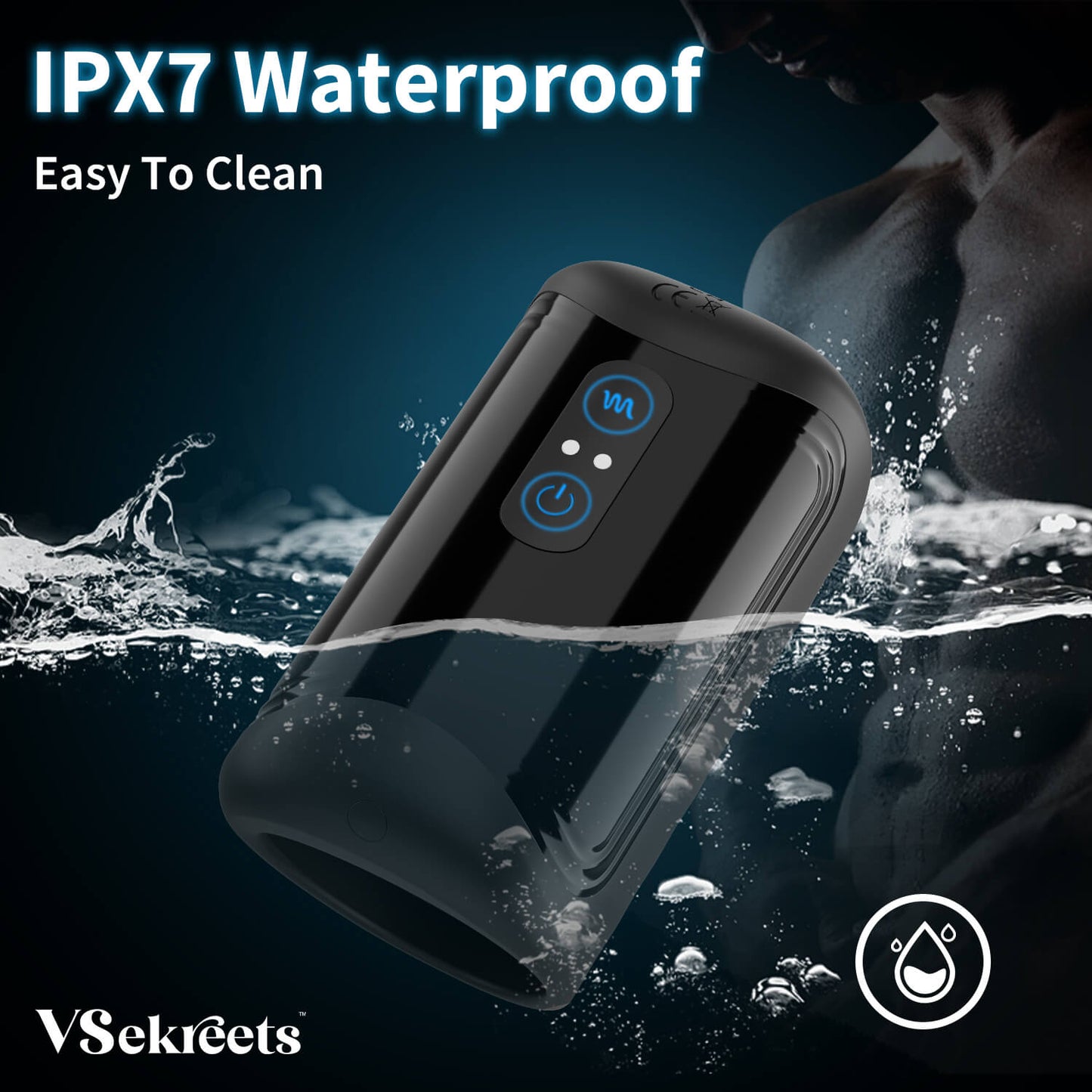 2 IN 1 Pulsating & Vibrating Male Cock Stroker Penis Trainer with 9*9 Modes