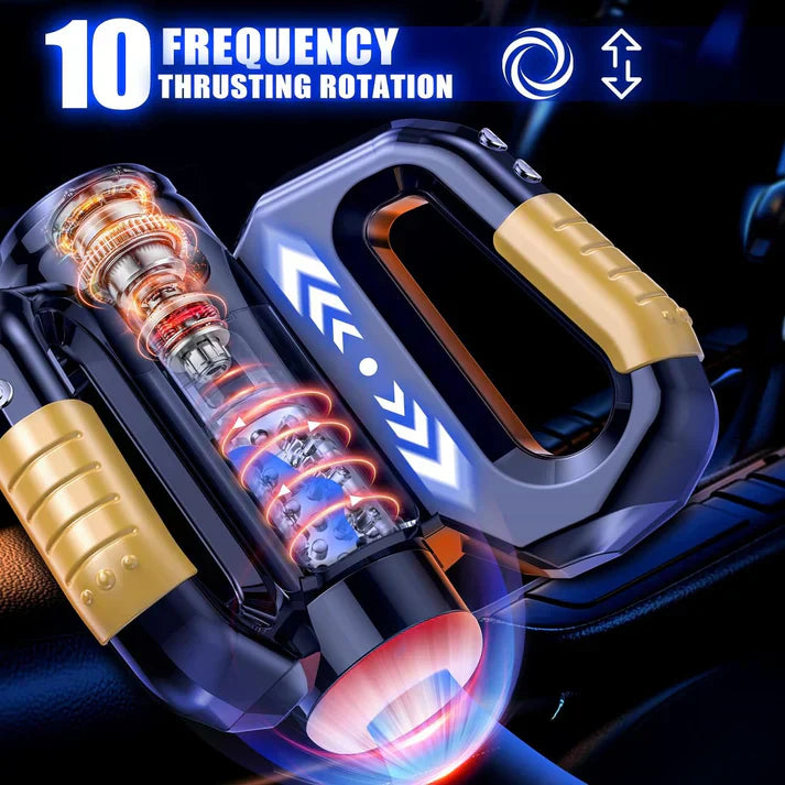 Automatic Male Masturbators Stroker Sex Machine with 10 Thrusting & Rotating Modes
