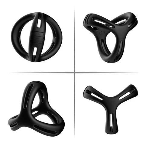 Skin-friendly Silicone Penis Ring Set