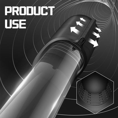 Automatic Penis Vibrator Strokers Blowjob Trainer Masturbator with 9 Vibration Modes