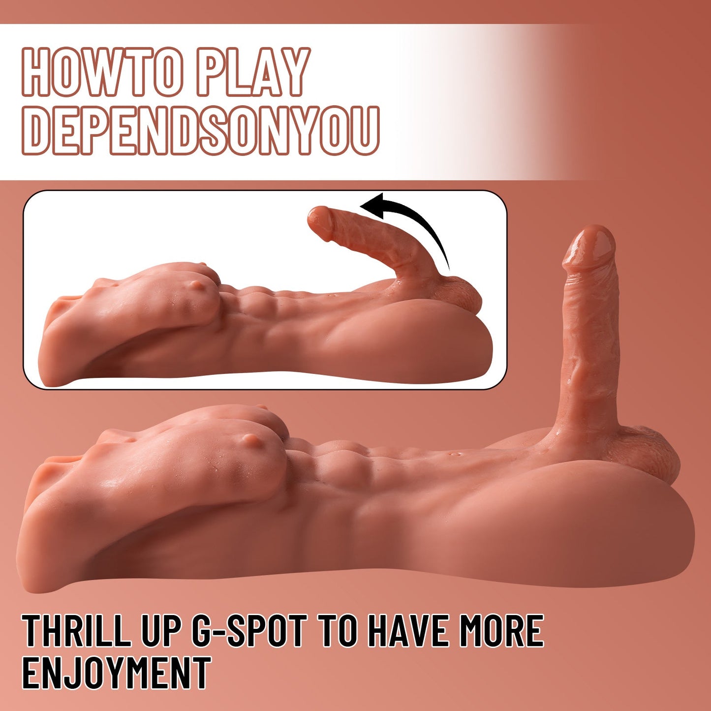 Daniel - 20LB Male Sex Doll Torso with 16cm Penis