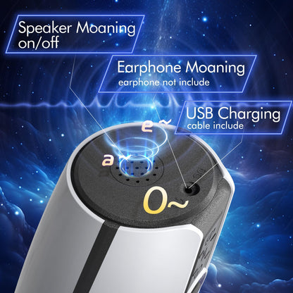 360° Wraparound-Airbags Automatic Masturbator with 7 Thrusting & Suction & Squeeze Modes