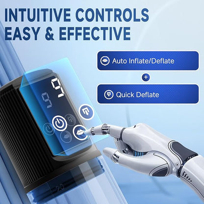 Electric Penis Pump Trainer Enlargement with 9 Sucking & Training Modes