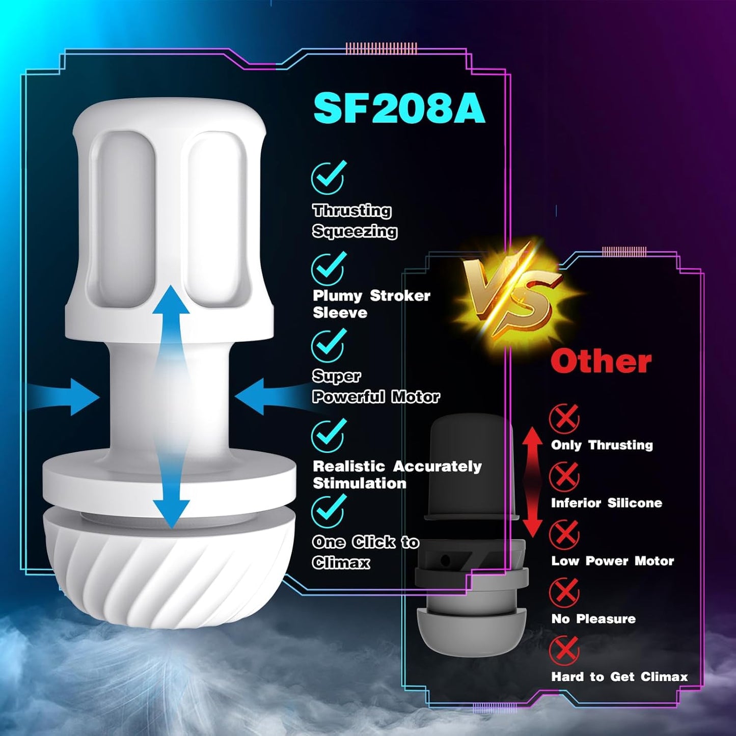 SVAKOM Thrusting Squeezing Penis Trainer Automatic Masturbator Stroker