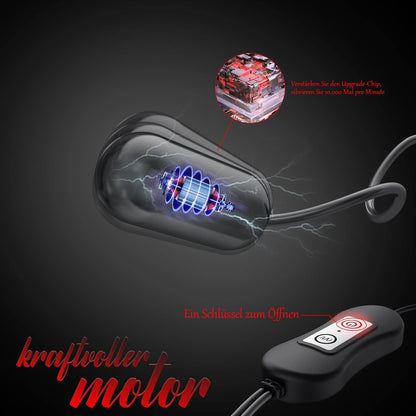 Electric Penis Trainer Vibrator Glans Trainer Pocket Pussy with 6 Vibrators & 10 Modes