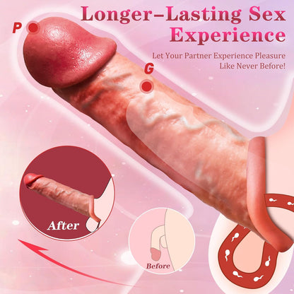 2.6 inch Realistic Penis Sleeve Cock Sleeve Extender