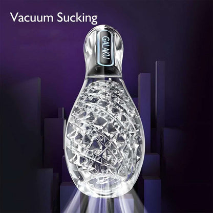 Automatic Penis Trainer Vibrator Stroker Masturbator with 12 Vibration Modes