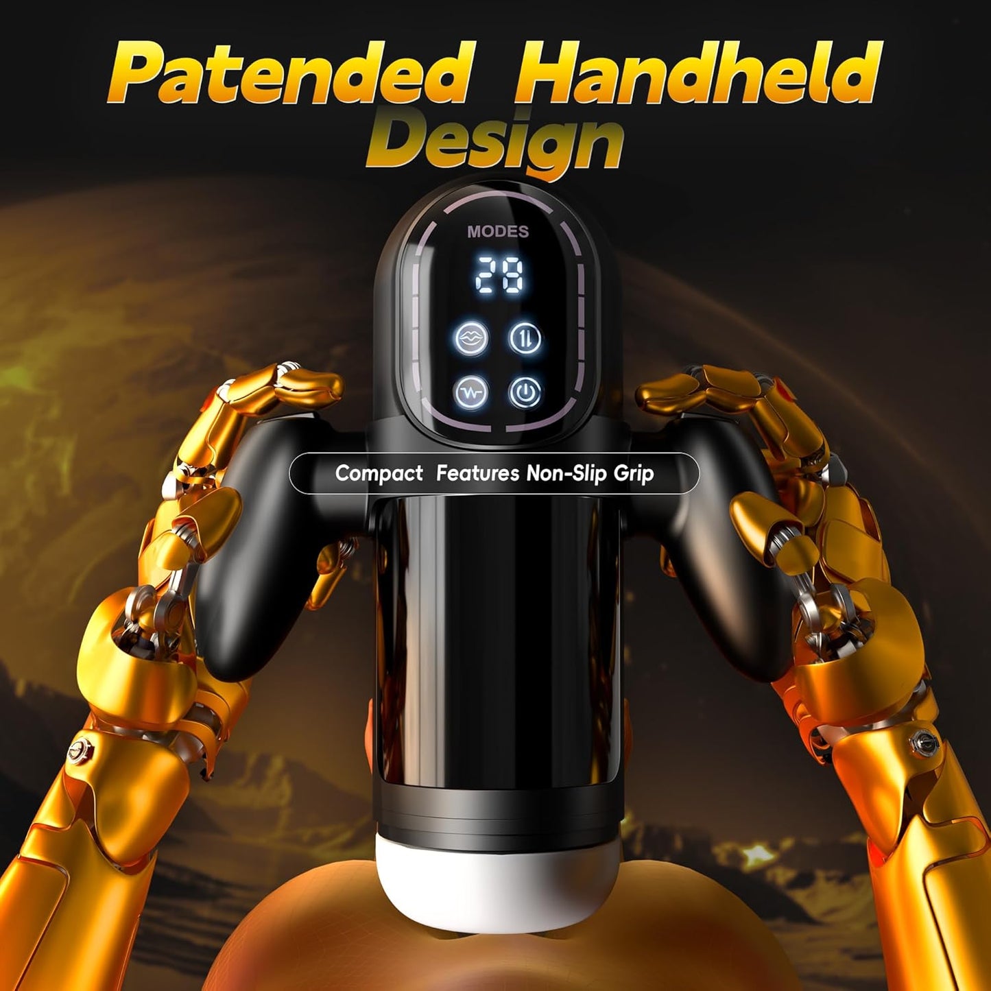 Automatic Masturbator Blowjob Sex Machine with 4 Sucking 6 Vibrating & 9 Thrusting Modes