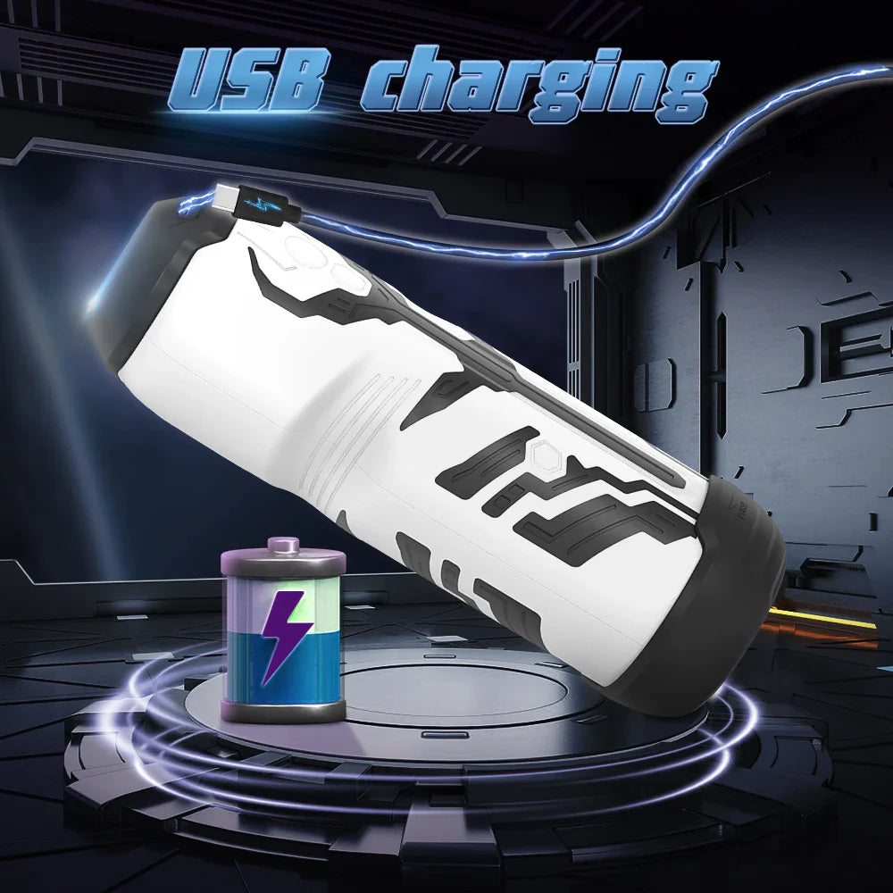 Automatic Sucking Masturbator Blowjob Machine with 7 Suction & Vibration Modes