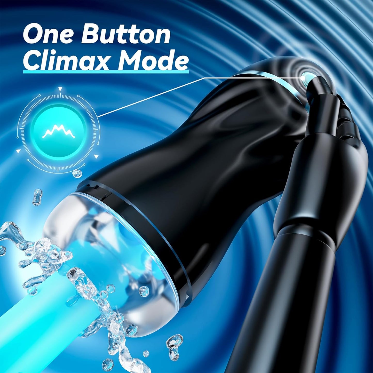 Automatic Sucking Male Masturbators Stroker Blowjob with 7 Vibration & Suction