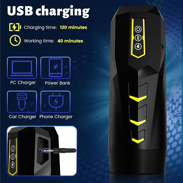 3 IN 1 Automatic Masturbator Blowjob with 9 Thrusting & 9 Vibrating Modes