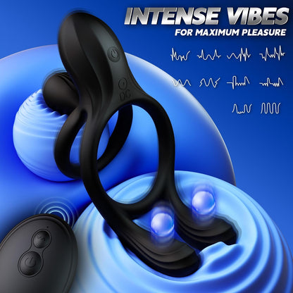 3 IN 1 Multipoint Penis Trainer Vibrator Clitoral Stimulator with 10 Vibration Modes