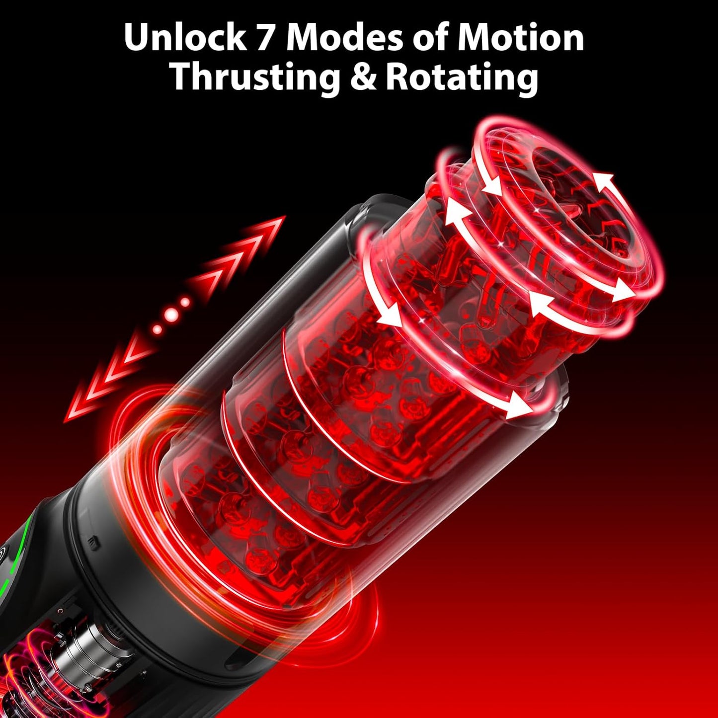 AI-Powered Automatic Masturbator Pumps Enlargers with 7 Thrusting Rotating Sucking Licking Modes