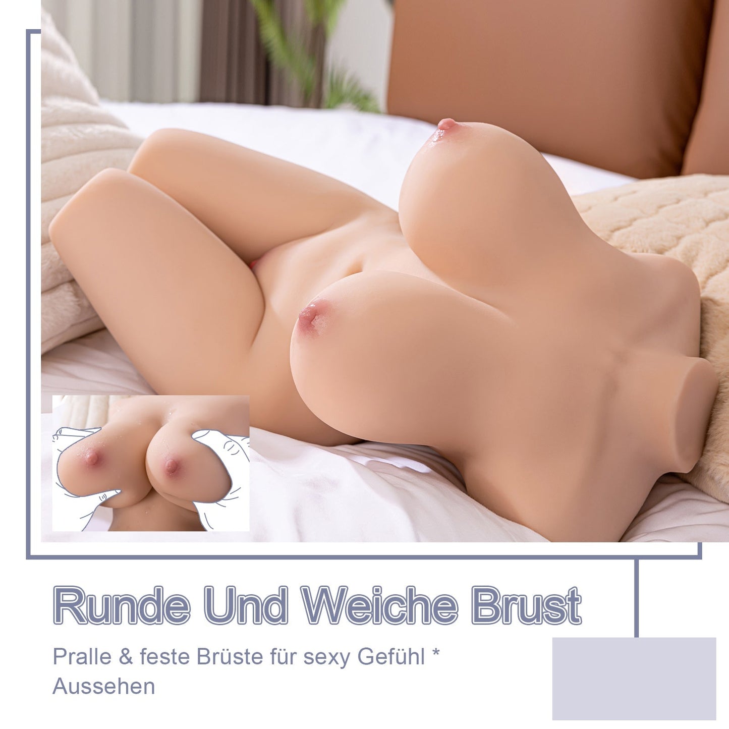 Freira-25.35LB Big breasts full body adult doll