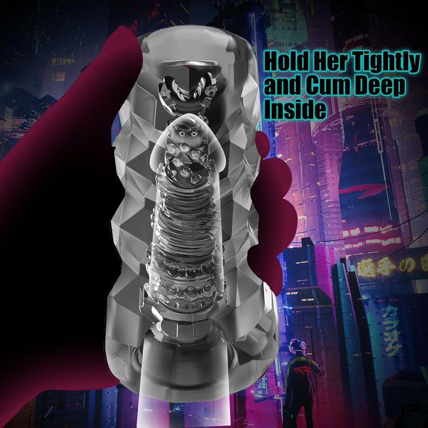 5D Pocket Pussy Stroker Penis Training Blowjob Masturbator