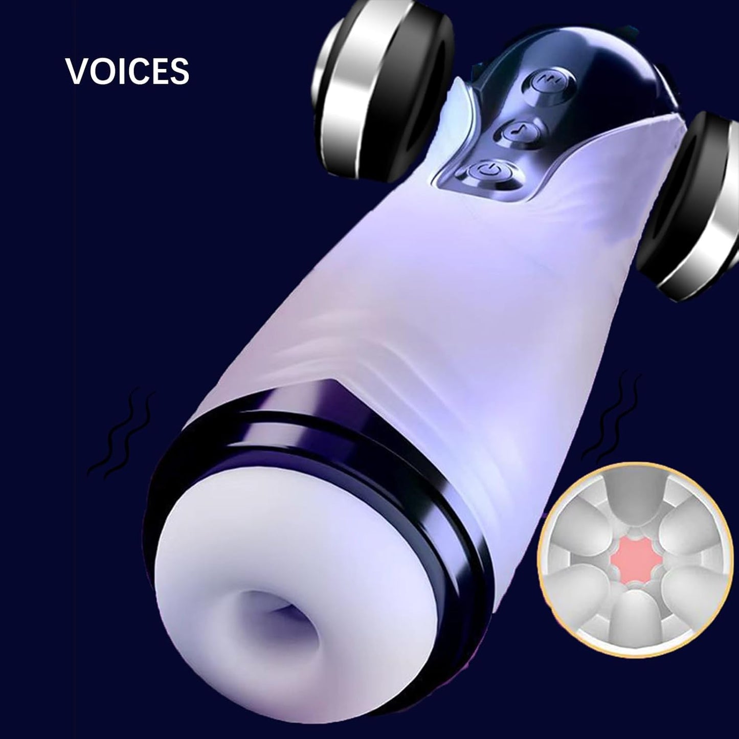 Intelligent Automatic Masturbator Blowjob Sex Machine with 9 Vibration Modes