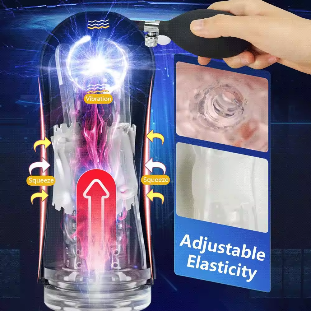 Penis Enlargement Vacuum Sucking Penis Pump Exerciser Male Masturbator