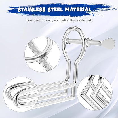 Steel Material Plugs Adjustable Butt Plug Anal Expander