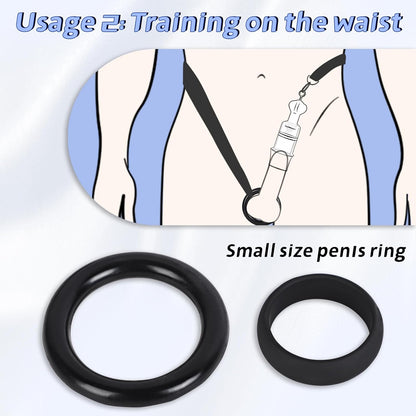 Penis Pump Extender Glans Trainer Stretcher Kit