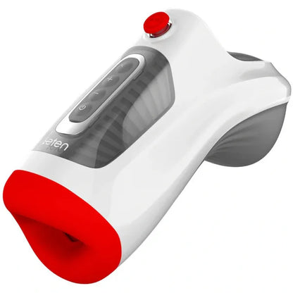 Air Blast Automatic Masturbator Penis Trainer Blowjob with 3 Suction & 7 Vibration Modes