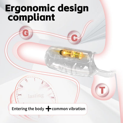 Vibrating Penis Cock Sleeve Ring Vibrator Extender with 9 Stimulation Modes