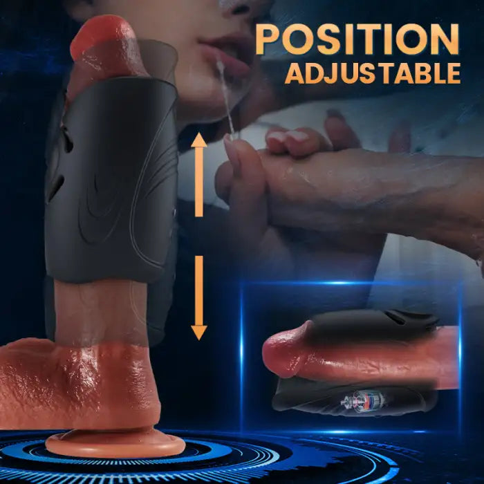 3 IN 1 Penis Trainer vibrator Glans Massager Masturbator with 9 Vibration Modes