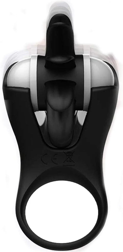 Penis Ring Vibrator Glans Trainer Massager with 10 Vibration Modes