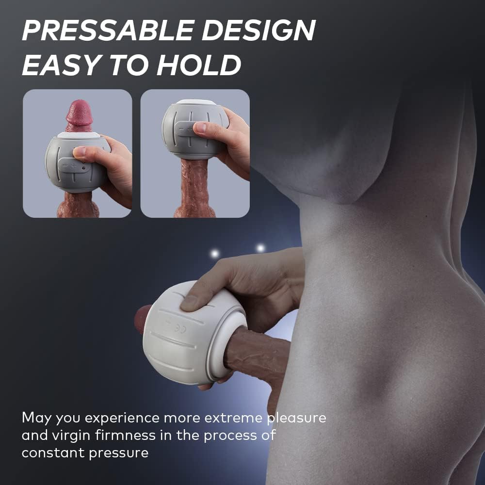 Automatic Penis Trainer Vibrator Stroker Blowjob Masturbator with 6 Vibration Modes