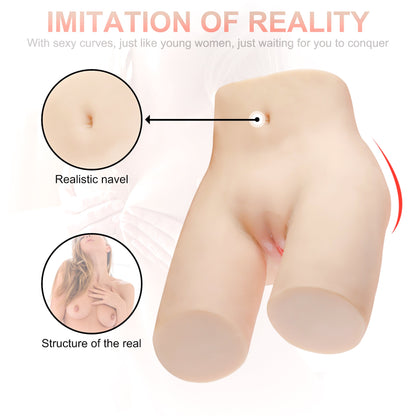 Yummy - 24.25LB Realistic TPE Big Ass Sex Doll Torso