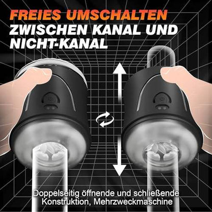 Electric Penis Trainer Vibrator Stroker Training Device Masturbator with 9 Vibration Modes