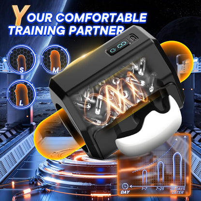 Open Ended  Automatic Masturbator Stroker Blowjob with 7 Thrusting & 7 Rotation Modes