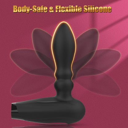 Automatic Inflatable Prostate Massager Anal Vibrator with 10 Vibration Modes