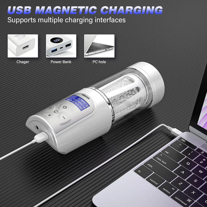 LCD Display Automatic Masturbator Penis Pump with 5 Speed & 10 Rotation & 6 Voice Modes