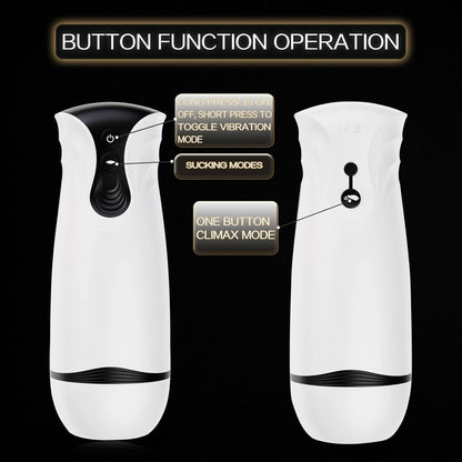 Automatic Sucking Masturbator Penis Trainer with 10 Vibration & 4 Sucking Modes