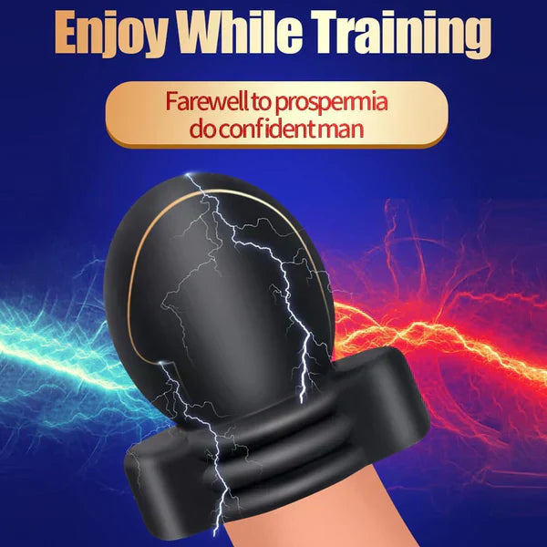 Electric Power Host Glans Ring Ball Stretcher Testicle E-Stim Kit