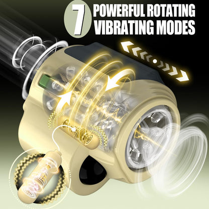 Automatic Masturbator Penis Trainer Stroker Blowjob Sex Machine with 7×7 Modes