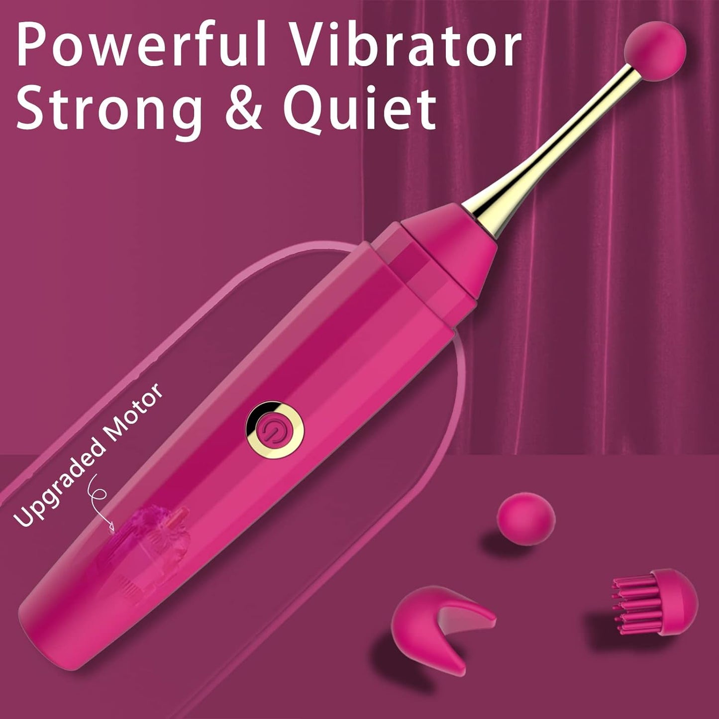 10 Powerful Vibrations Nipple Clitoral Secret Pen Vibrator