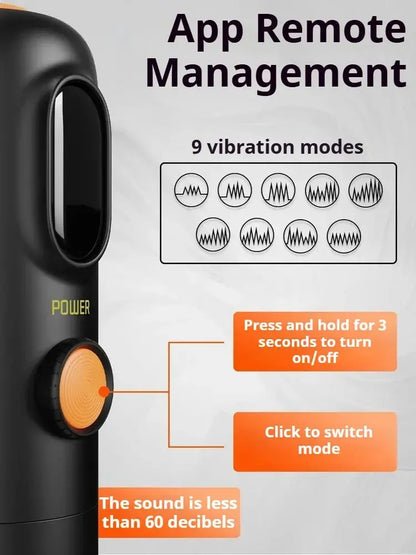 Automatic Masturbator Penis Trainer Blowjob Machine with 9 Vibration & Suction Modes