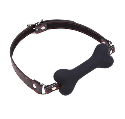 Dog Bone Mouth Gag Bite Ball Bondage Restraint SM Slave Toy