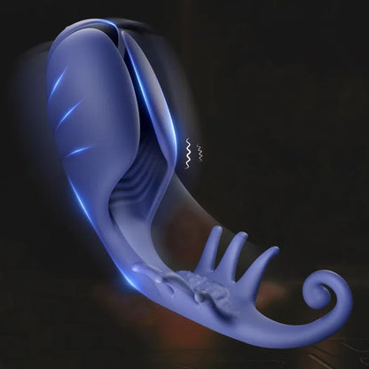 Male Masturbator Penis Training Vibrator with 10 Vibrating Modes