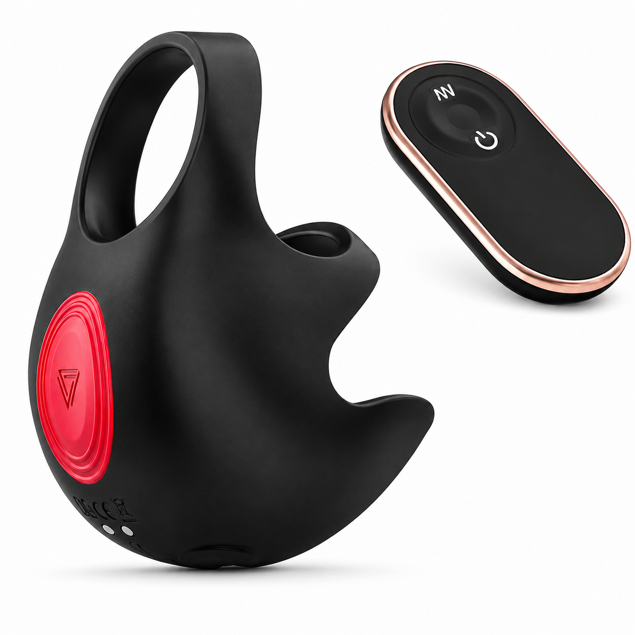 Penis Trainer Vibrator Cock Ring Glans Massager Masturbator with 9 Vibration Modes
