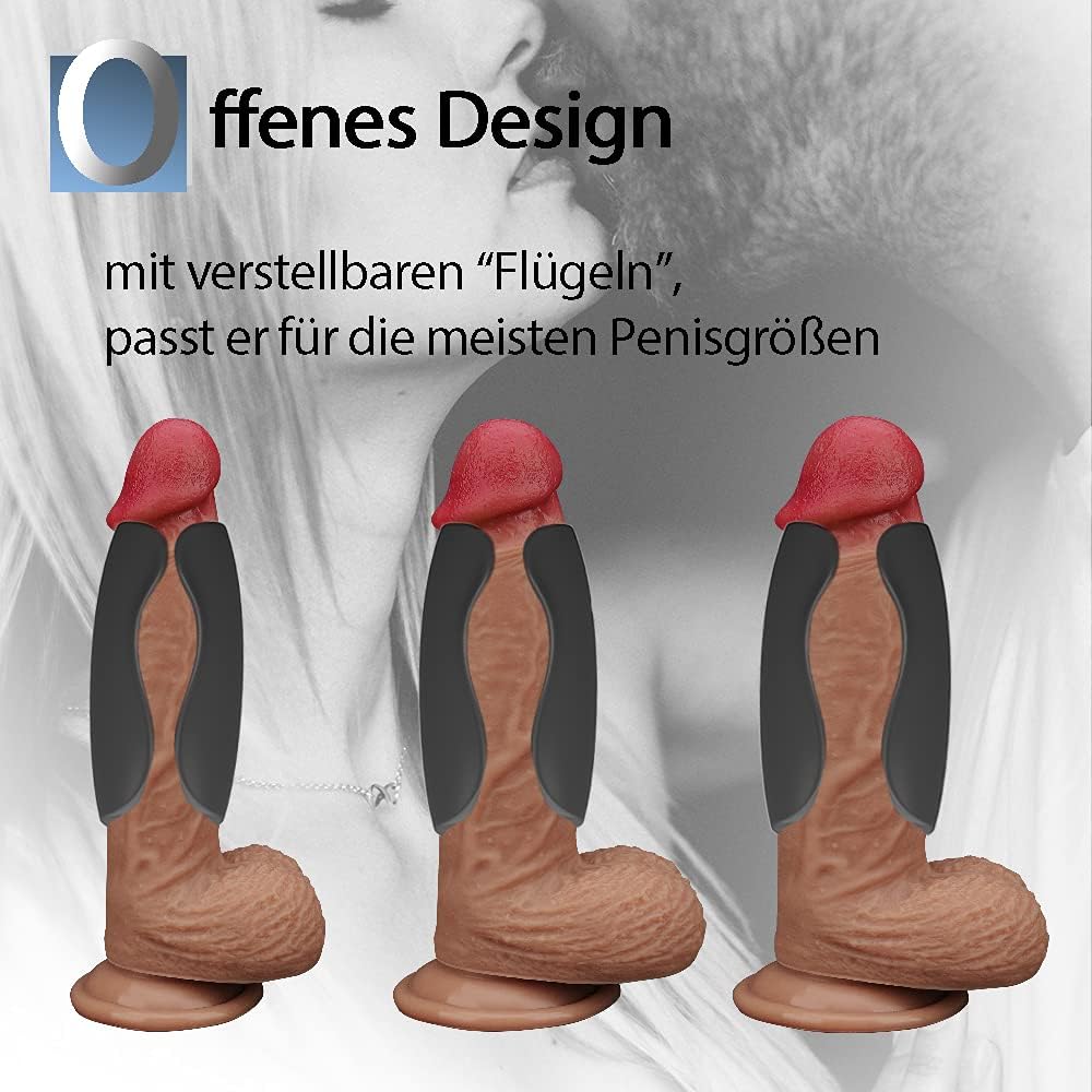 Electric Penis Trainer Vibrator with Pulsating Vibration & Electrostimulation & Heating