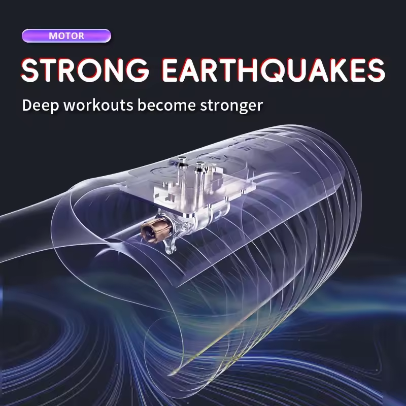 Electric Penis Trainer Vibrator Glans Stimulator Massager with 10 Vibration Modes