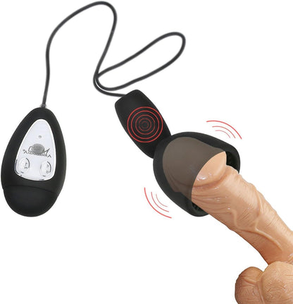 Automatic Penis Trainer Glans Massager with 10 Escalating & Pulsating & Vibrations