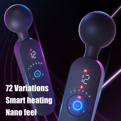2 IN 1 Clitoris Stimulator Vibrator Massager with 72 Powerful Vibration Modes