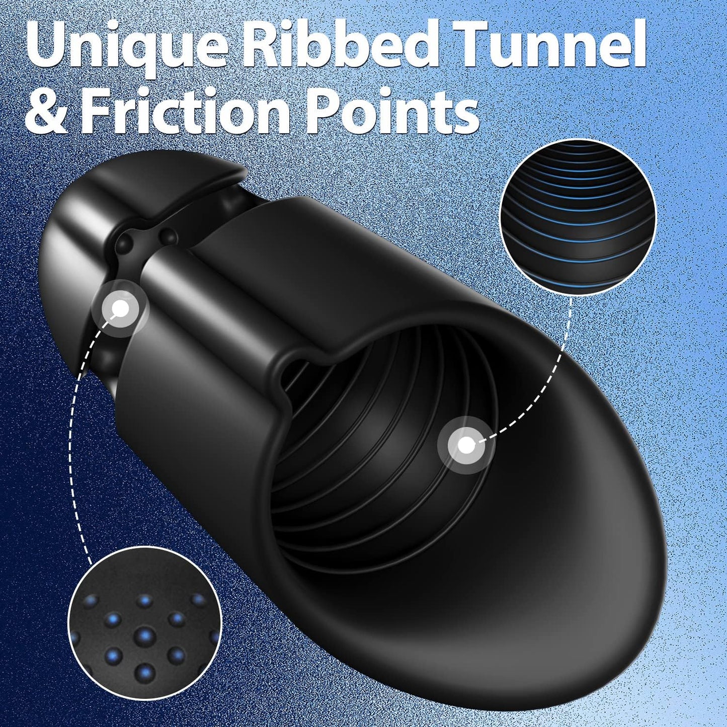 Automatic Penis Vibrator Glans Trainer Stimulator with 9 Powerful Vibration Modes