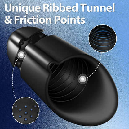 Automatic Penis Vibrator Glans Trainer Stimulator with 9 Powerful Vibration Modes